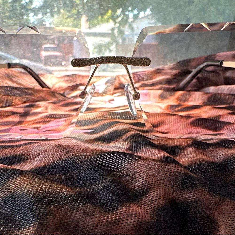 Cartier GWP Pink and Brown Sunglasses